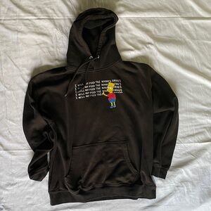 Black Graphic Hoodie ALiveForever xxl